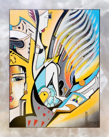 BUFFAT Prendre ses ailes 50x40