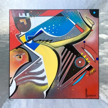 BUFFAT The queen 40 x40