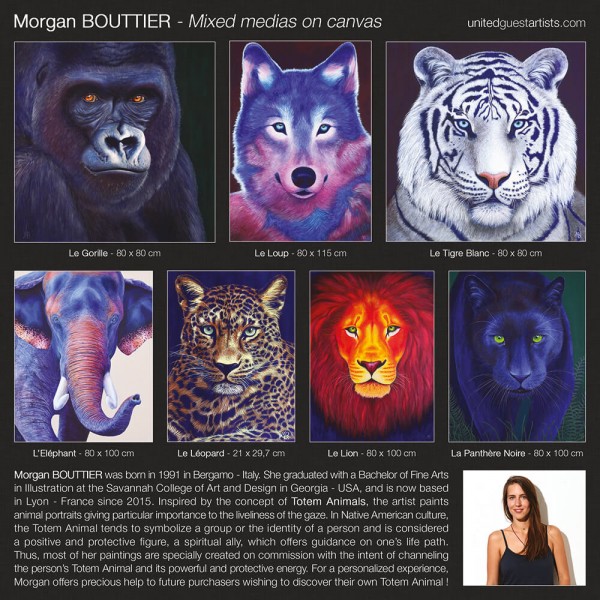 Morgan BOUTTIER - Mixed media on canvas