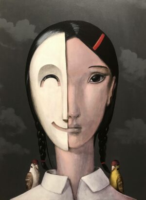 Birdy Girl - 60x80 cm
